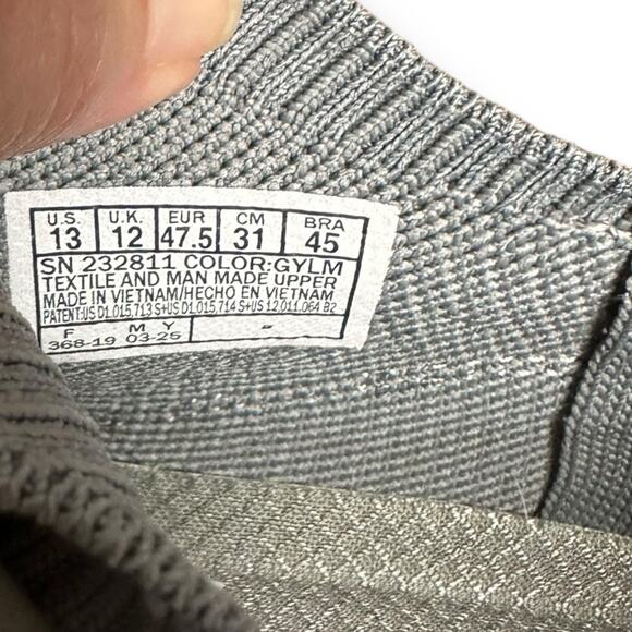 SKECHERS Sneakers 3D Energy POLZAR Hands Free Slip-Ins Size 13 Mens Gray Lime - Picture 10 of 13